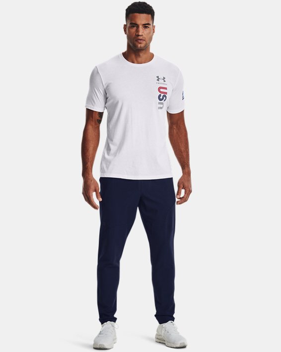 Men's UA Freedom USA T-Shirt, White, pdpMainDesktop image number 2